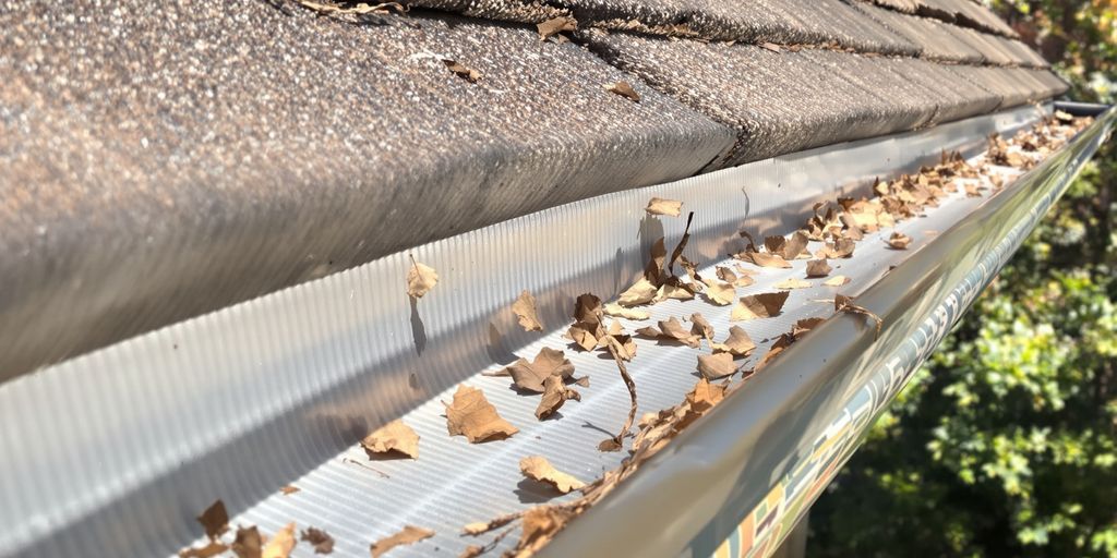 Clean gutters free of fallen leaves and debris.