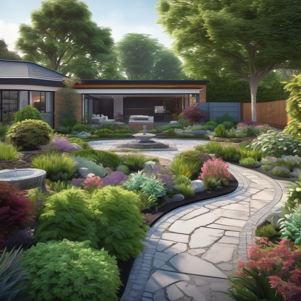 professional landscaper planning garden design