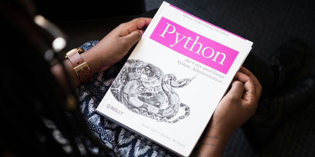 shallow focus photo of Python book