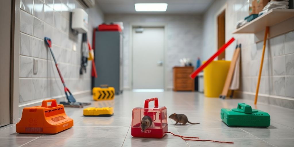 Mediu curat, fără rozătoare, cu capcane de prevenire.