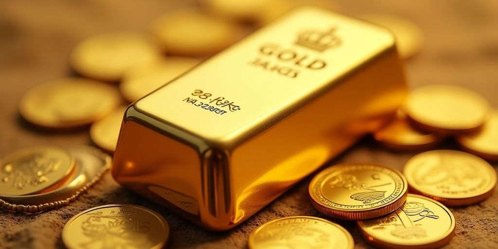 Comparaison de l'or physique et de l'or papier.