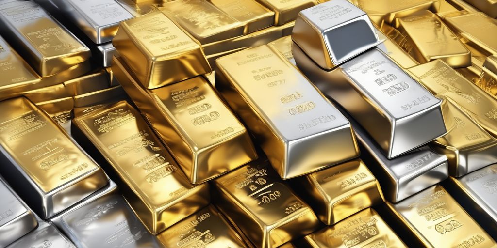 gold and silver investment analysis, macroeconomic factors, supply and demand, financial market illustration