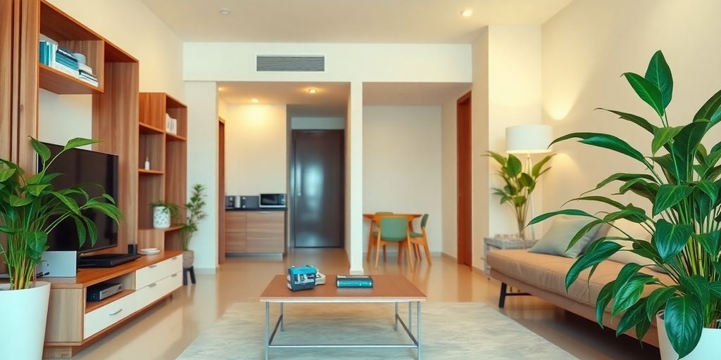 Apartament curat și pregătit pentru dezinsecție.