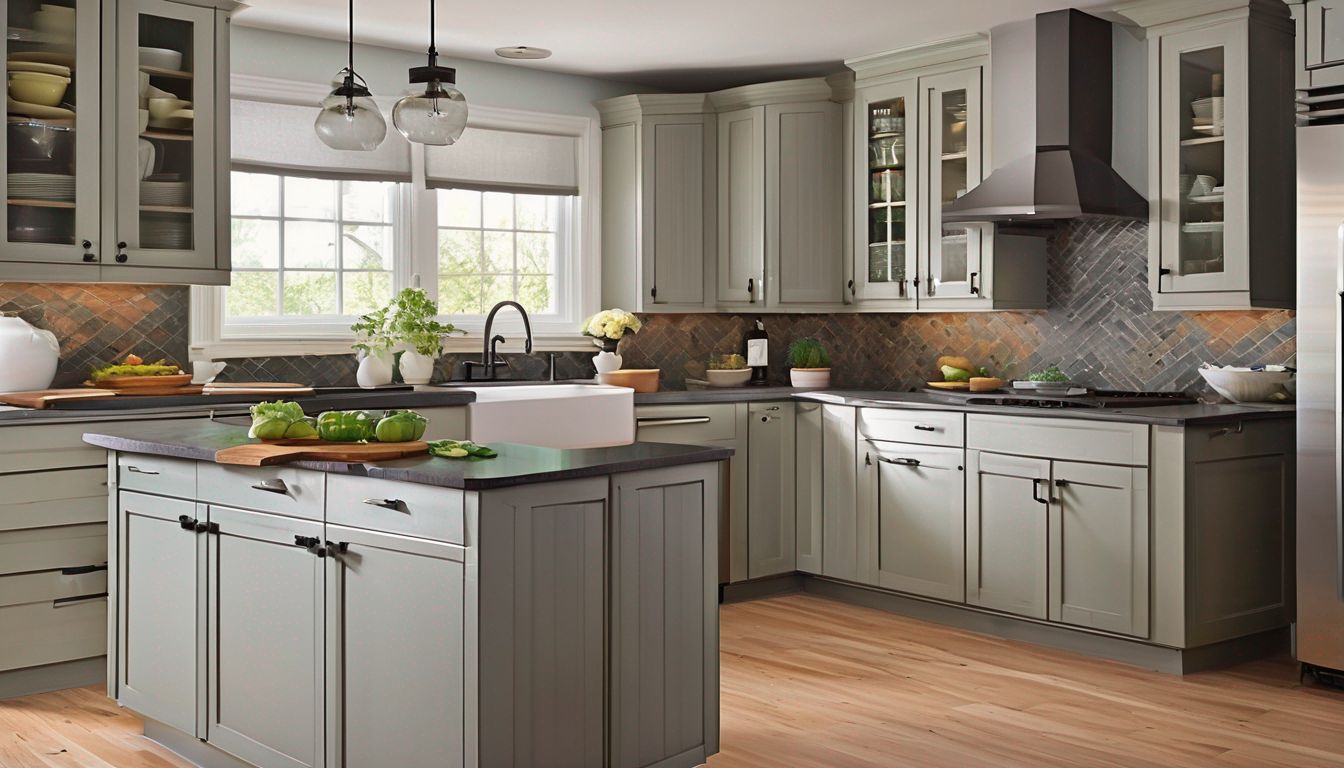 kitchen renovation with new cabinets