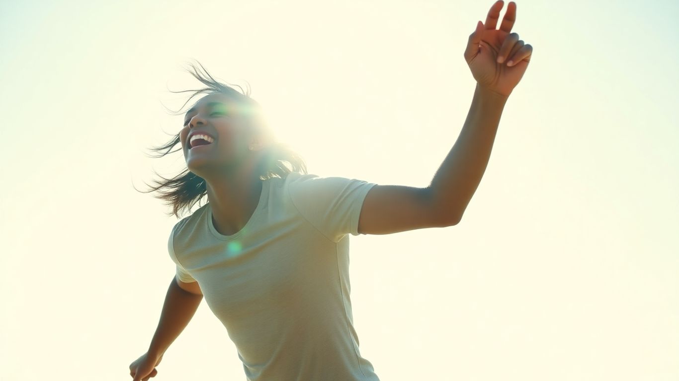 Person enjoying physical activity, looking confident and healthy.
