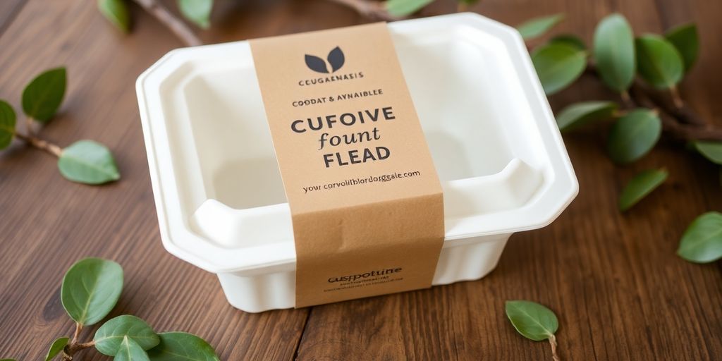 Eco-friendly packaging for food products.
