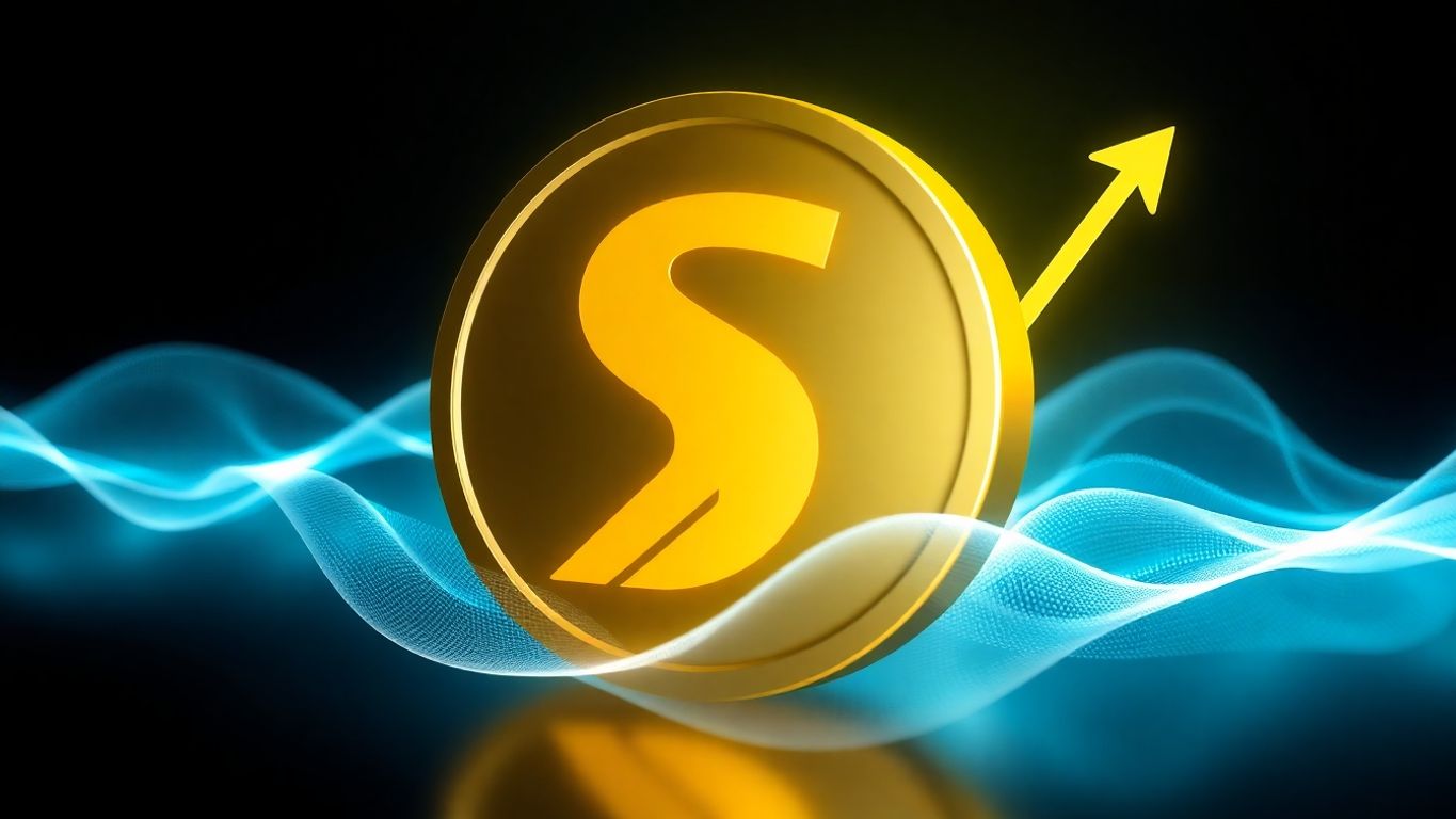 Solana crypto trading investment concept.