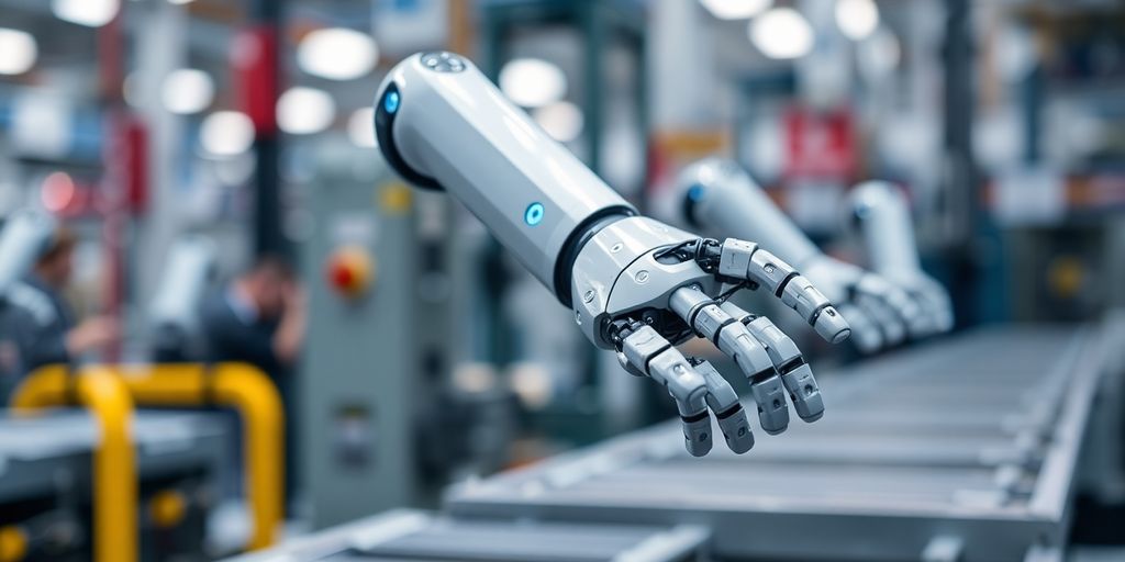 AI in a factory setting.