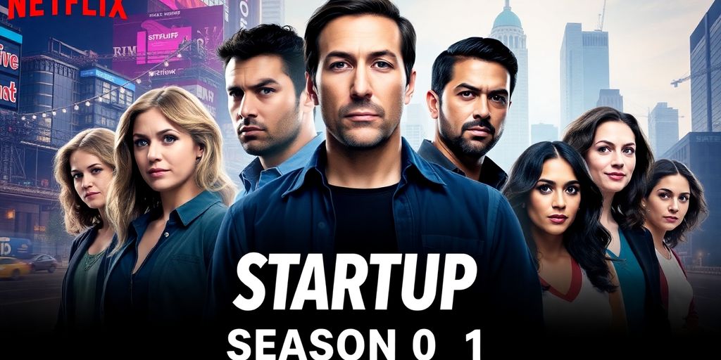 Key characters from Startup Netflix Season 1 in action.