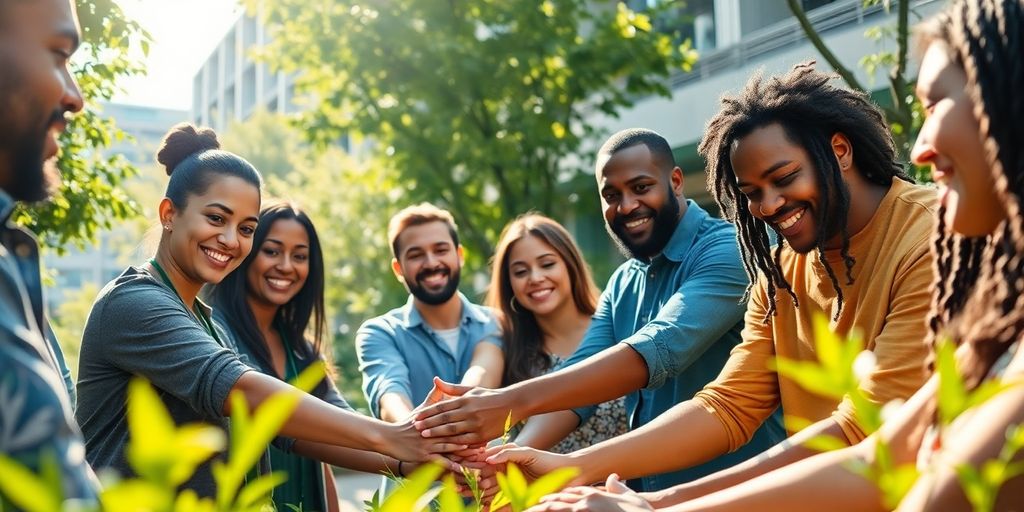 Community collaboration, innovation, and growth.