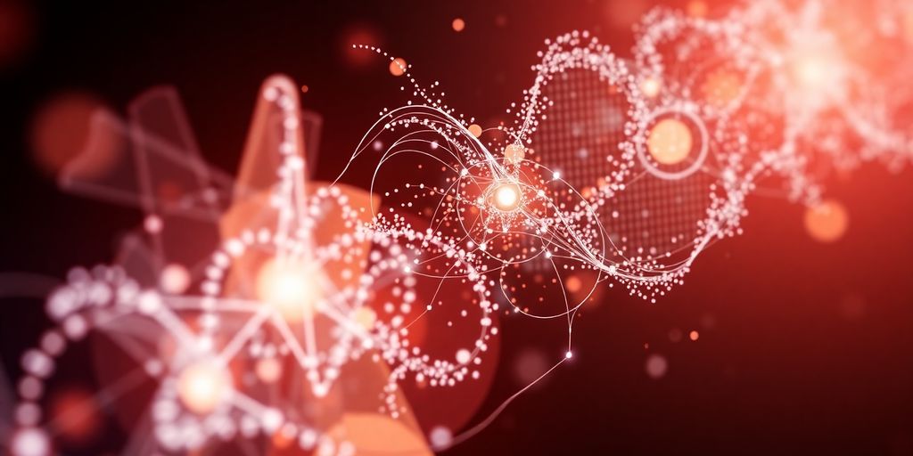 Python code transforming abstract data into insights.