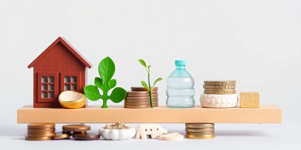 Portefeuille d'investissement diversifié et équilibré.