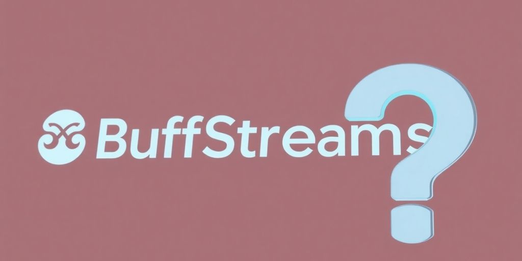 BuffStreams logo with a question mark overlay.