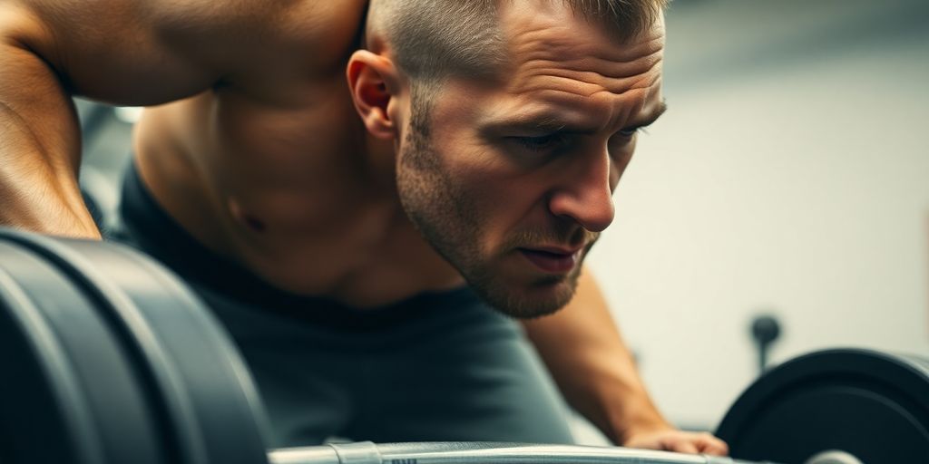 Man deadlifting with perfect form.