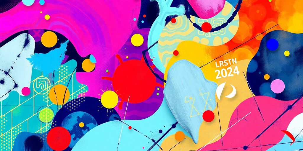 Colorful abstract digital art representing nfts and creativity.