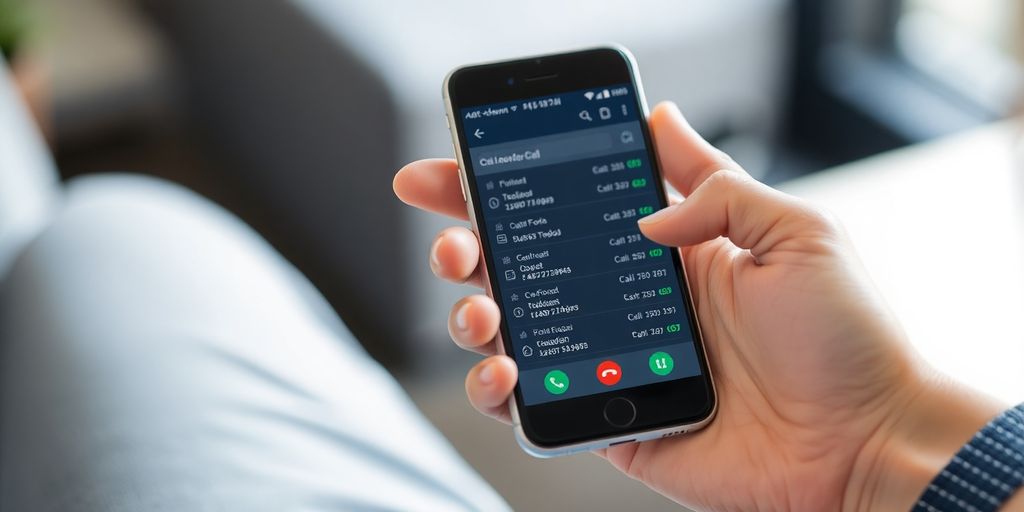 Telefon görüşmesi ve HTS kaydı görseli.