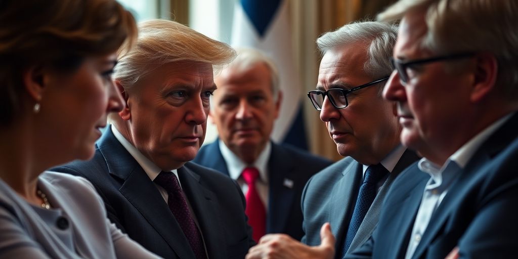 Réactions des dirigeants européens face au retour de Trump.