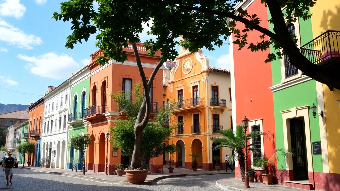 Imagem de Mariana com arquitetura colonial e ruas de pedra.
