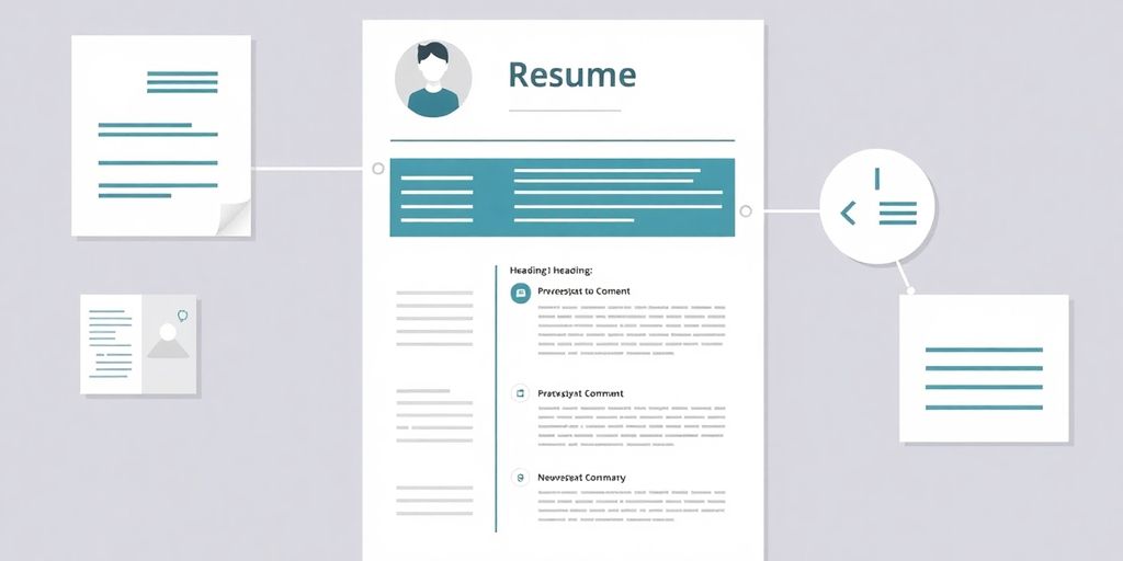 Polished resume layout illustration.