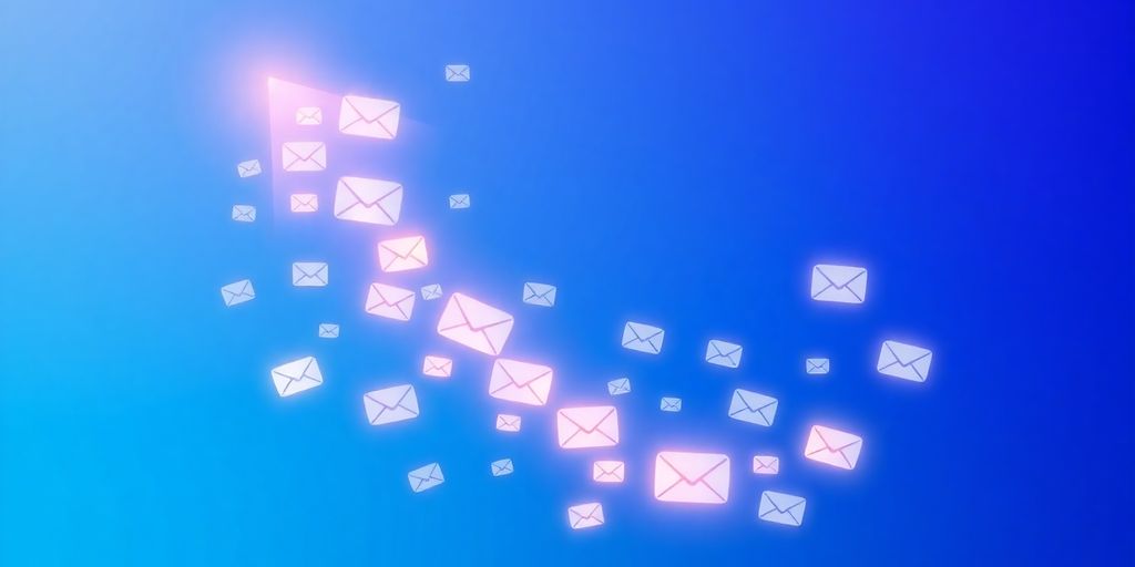 Email marketing growth diagram.