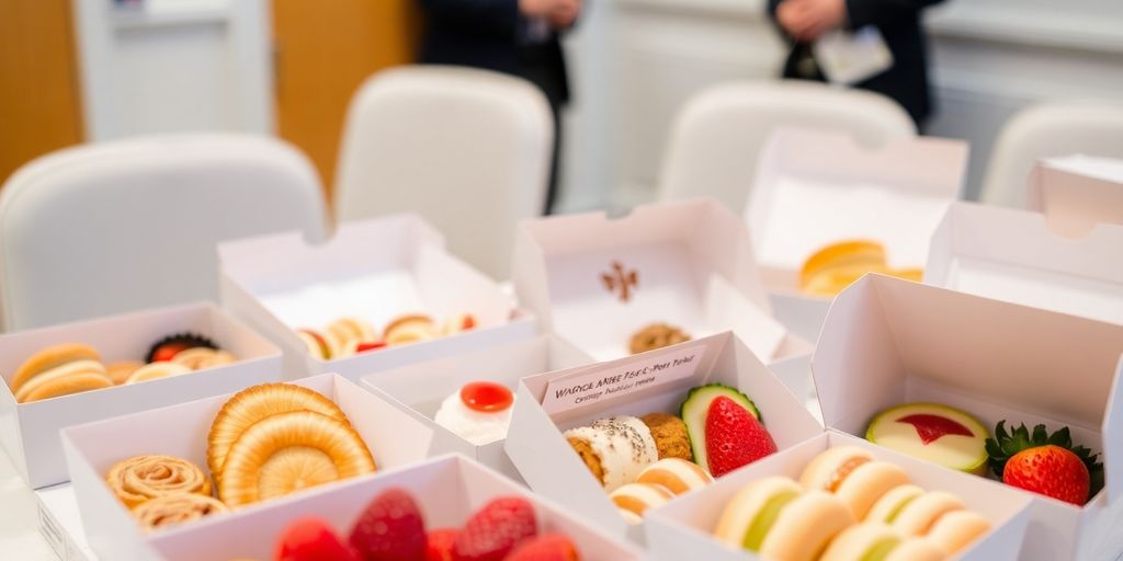 กล่องขนมเบรคหลากหลายชนิด