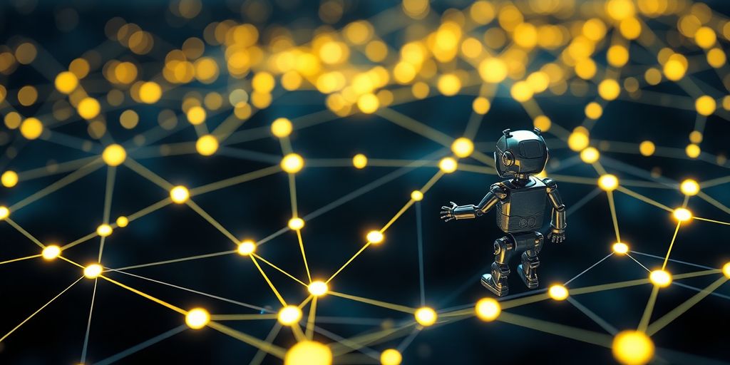 Robots seamlessly integrating into a website.