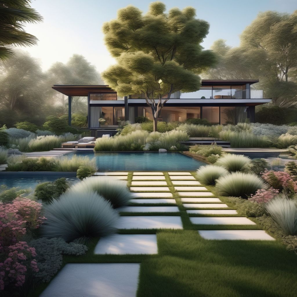 serene landscape design balance beauty