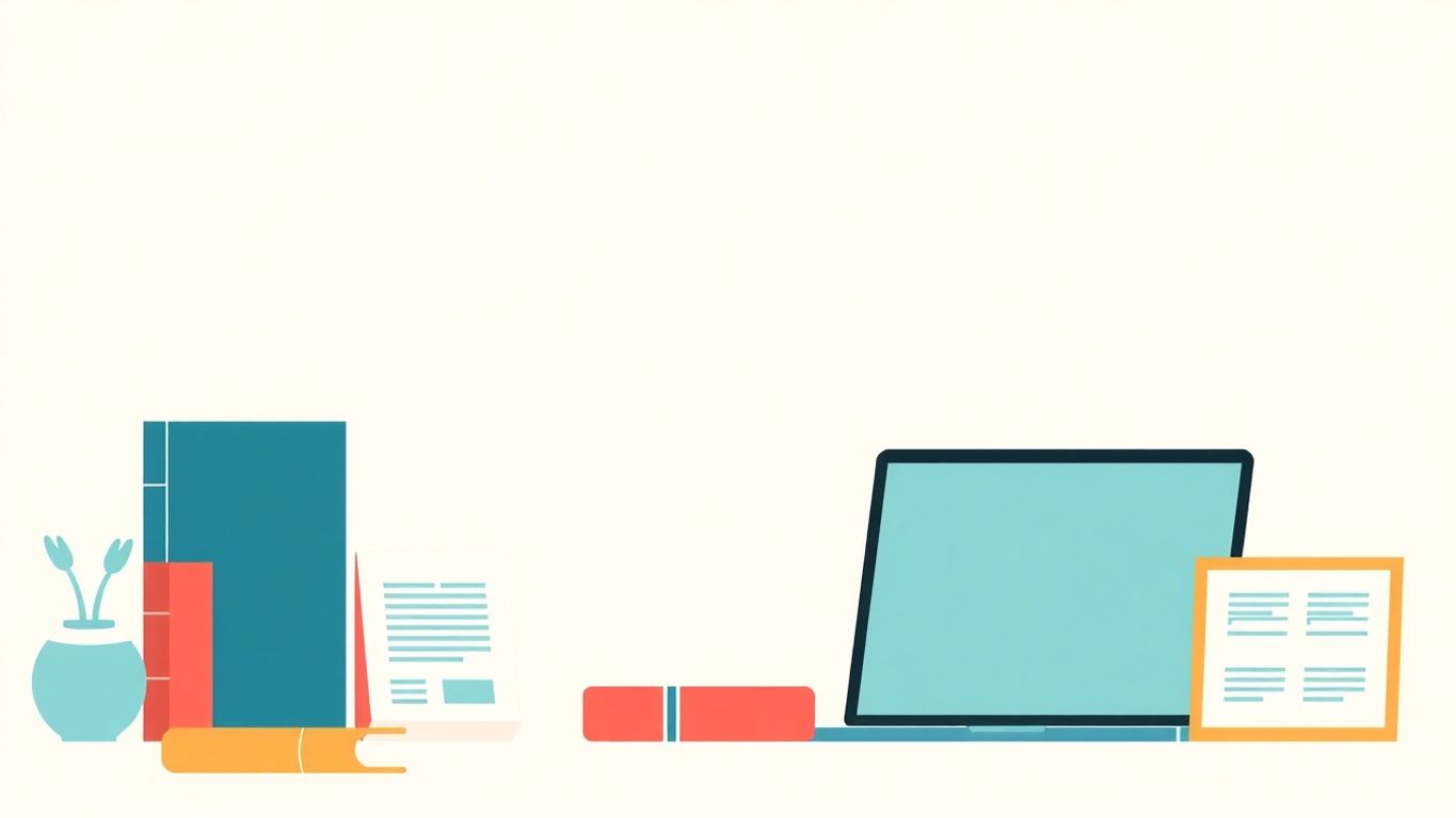 Illustrasjon av digitale produkter i nettbutikk.