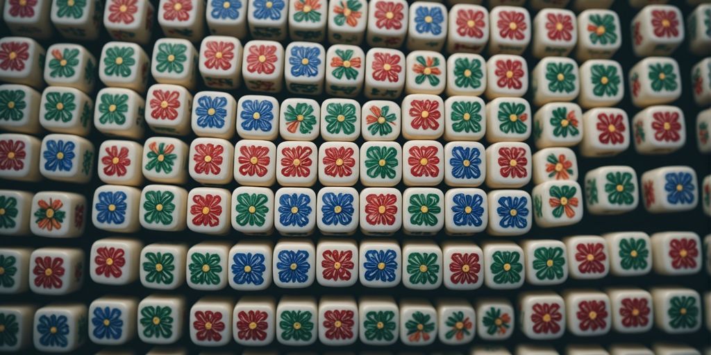 Mahjong tiles clipart for creative projects and designs.
