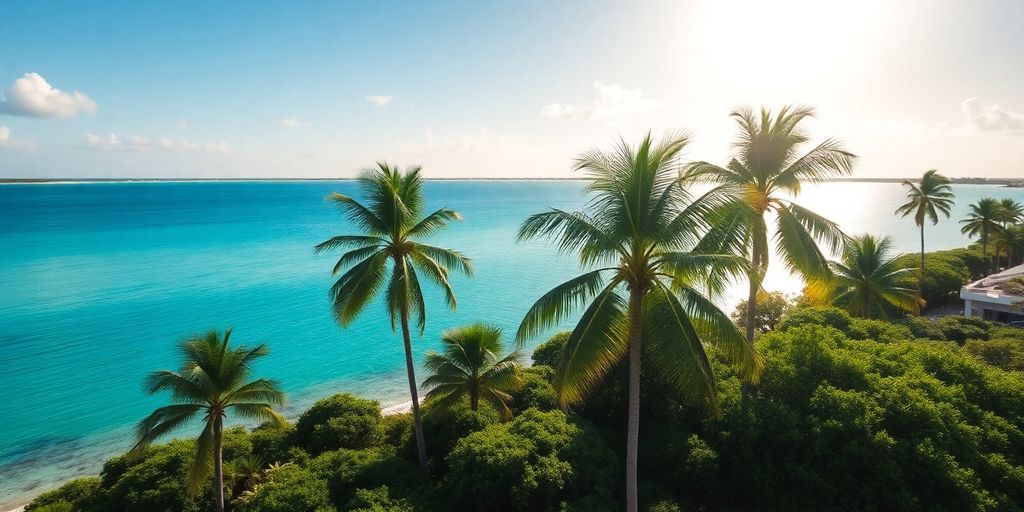 Beautiful waterfront views of Williams Island Florida.