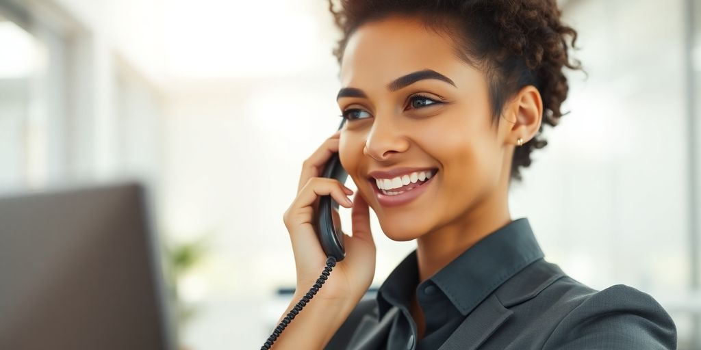 Person making successful follow-up call.