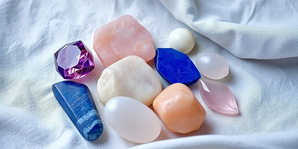 Minerales que promueven la relajación y el bienestar.