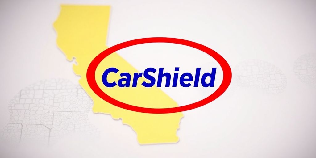 California map with CarShield logo crossed out.
