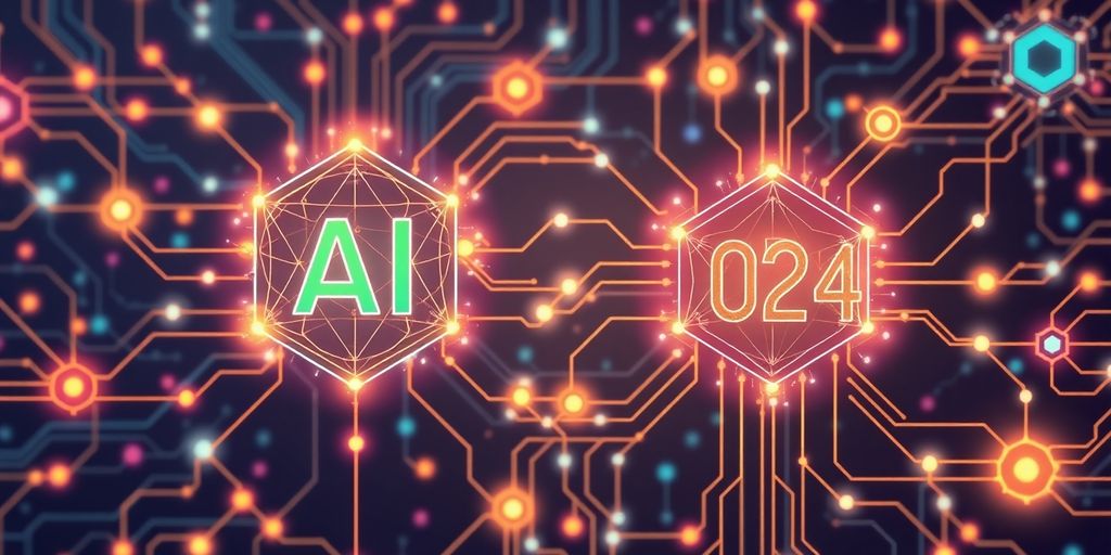 Illustrative image of ai and blockchain integration.