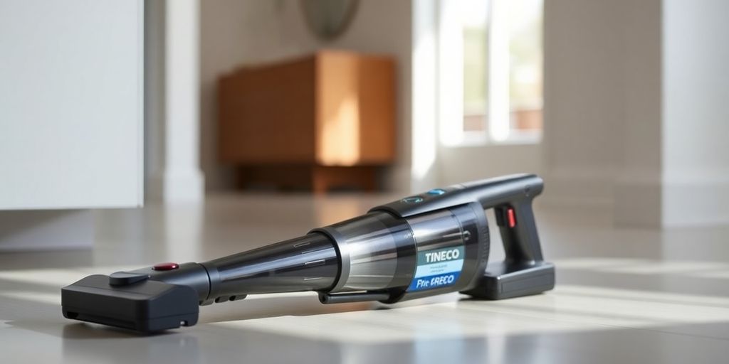 Tineco Pure ONE Air PRO Akku-Staubsauger auf einem sauberen Boden.