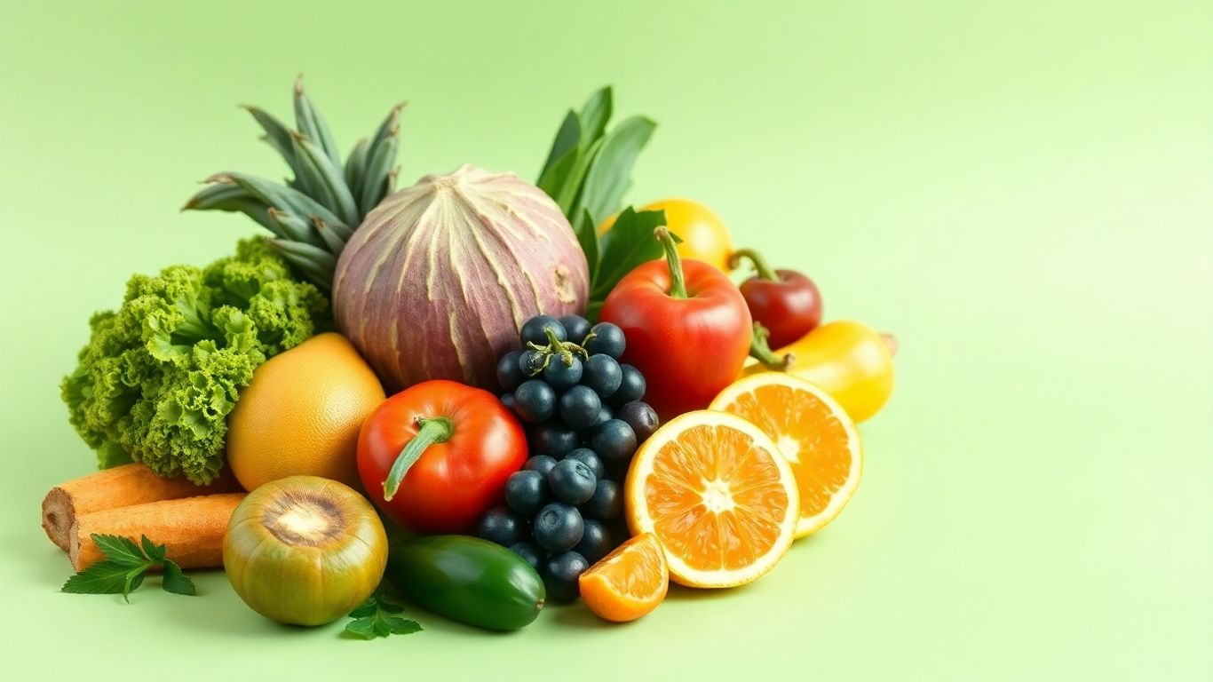 Fresh fruits and vegetables for reducing inflammation