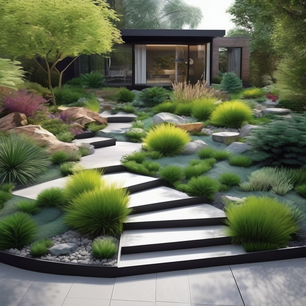 innovative landscape design themed garden