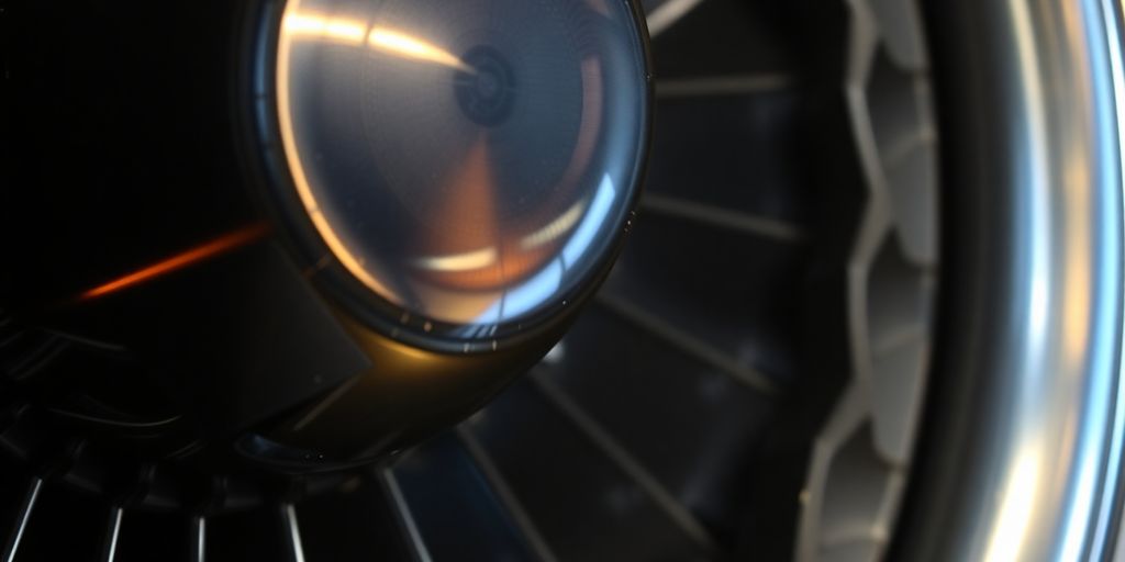 Moteur d'avion avec revêtement protecteur