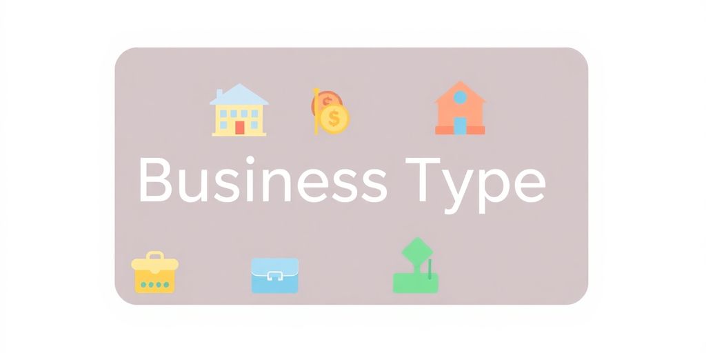 Illustrasjon av ulike næringskoder for virksomheter.