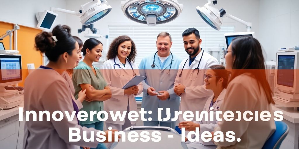 Healthcare professionals collaborating with advanced medical technology.