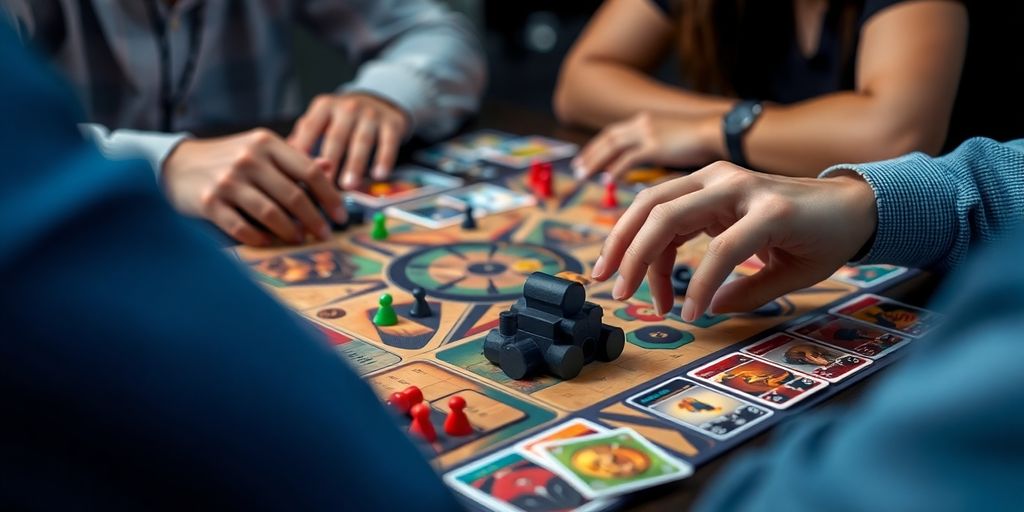 Jeu de société TimeBomb en pleine action.