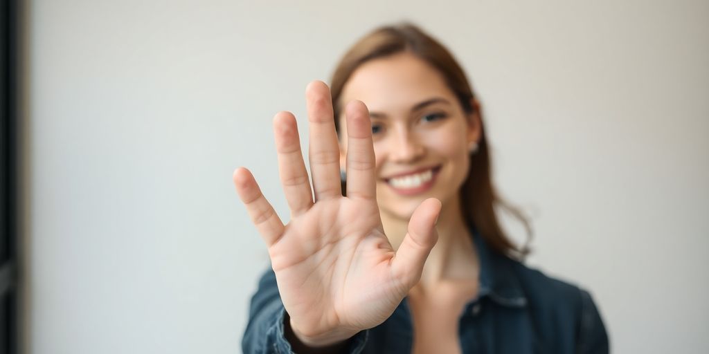 Person politely declines persistent recruiter's offer.