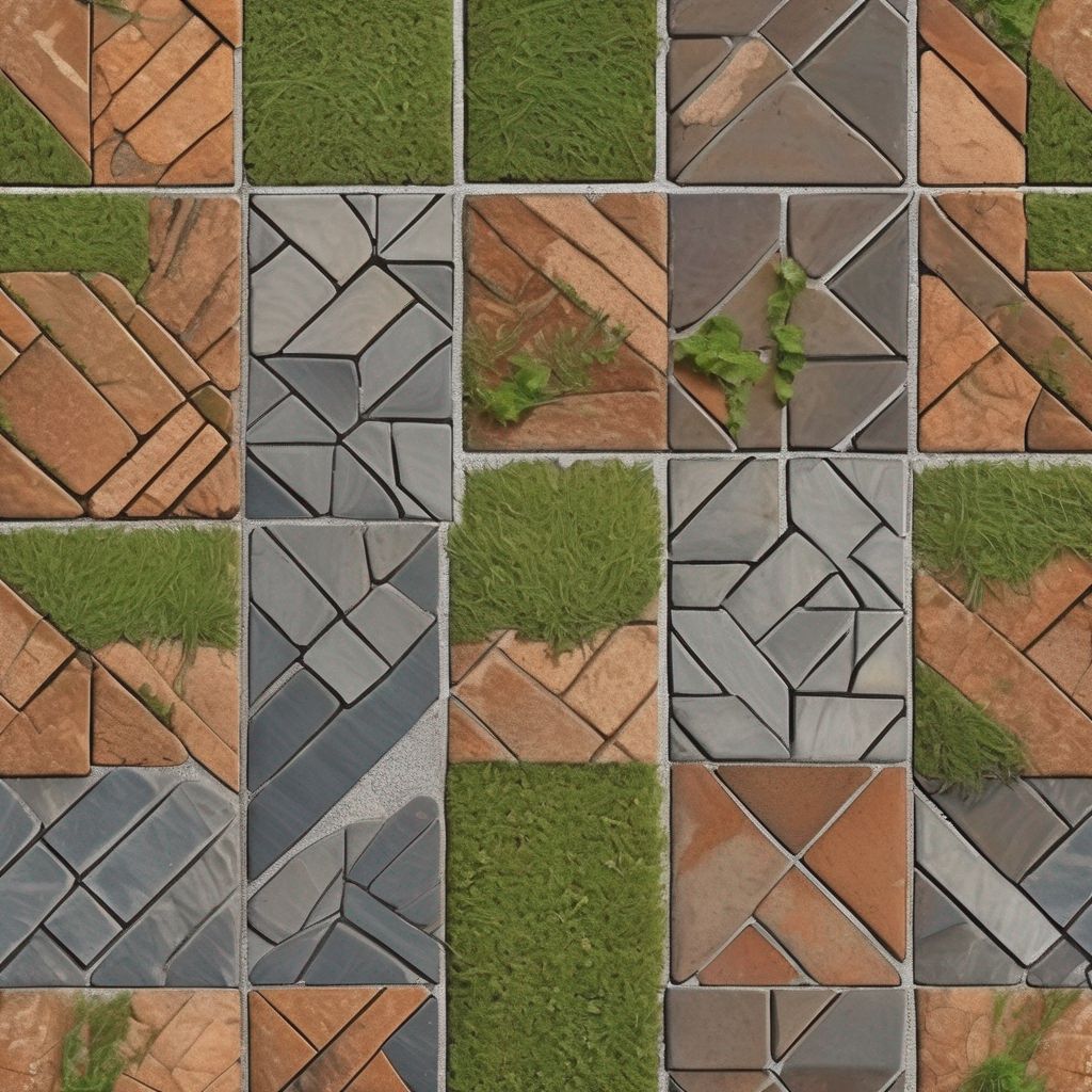 sustainable garden paving materials patterns