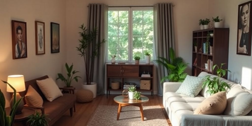 Calm home environment designed for individuals with autism.