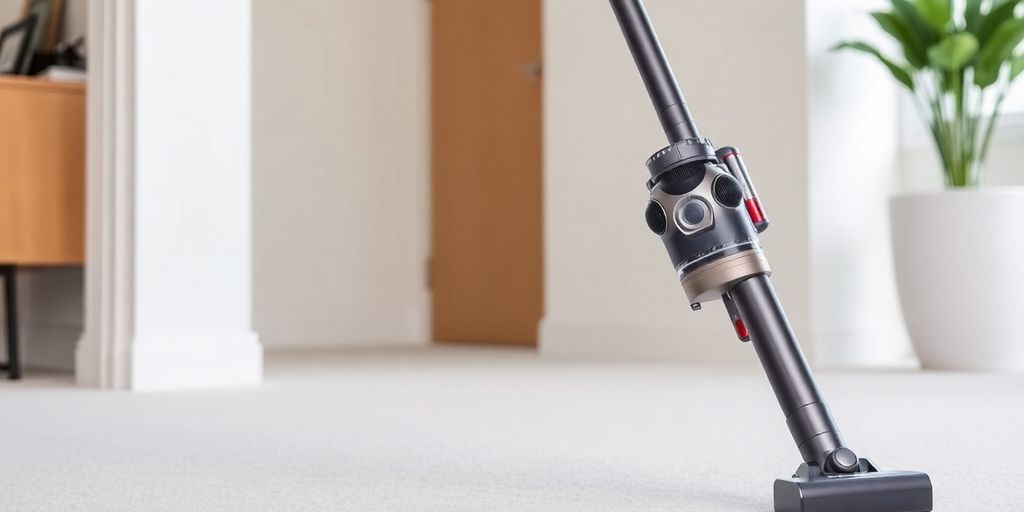 Dyson Gen5 Detect Absolute Staubsauger in modernem Raum.