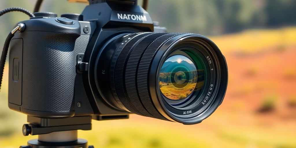 Aprenda a usar IA para tirar fotos profissionais de alta qualidade com câmera profissional fotográfica, dicas e plataformas eficazes.  