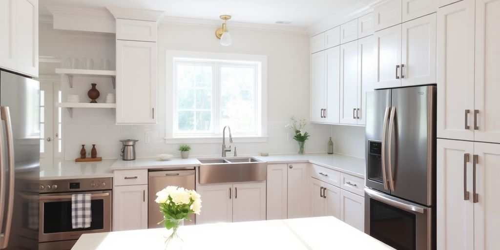 Cozy renovated kitchen, Alpharetta home.