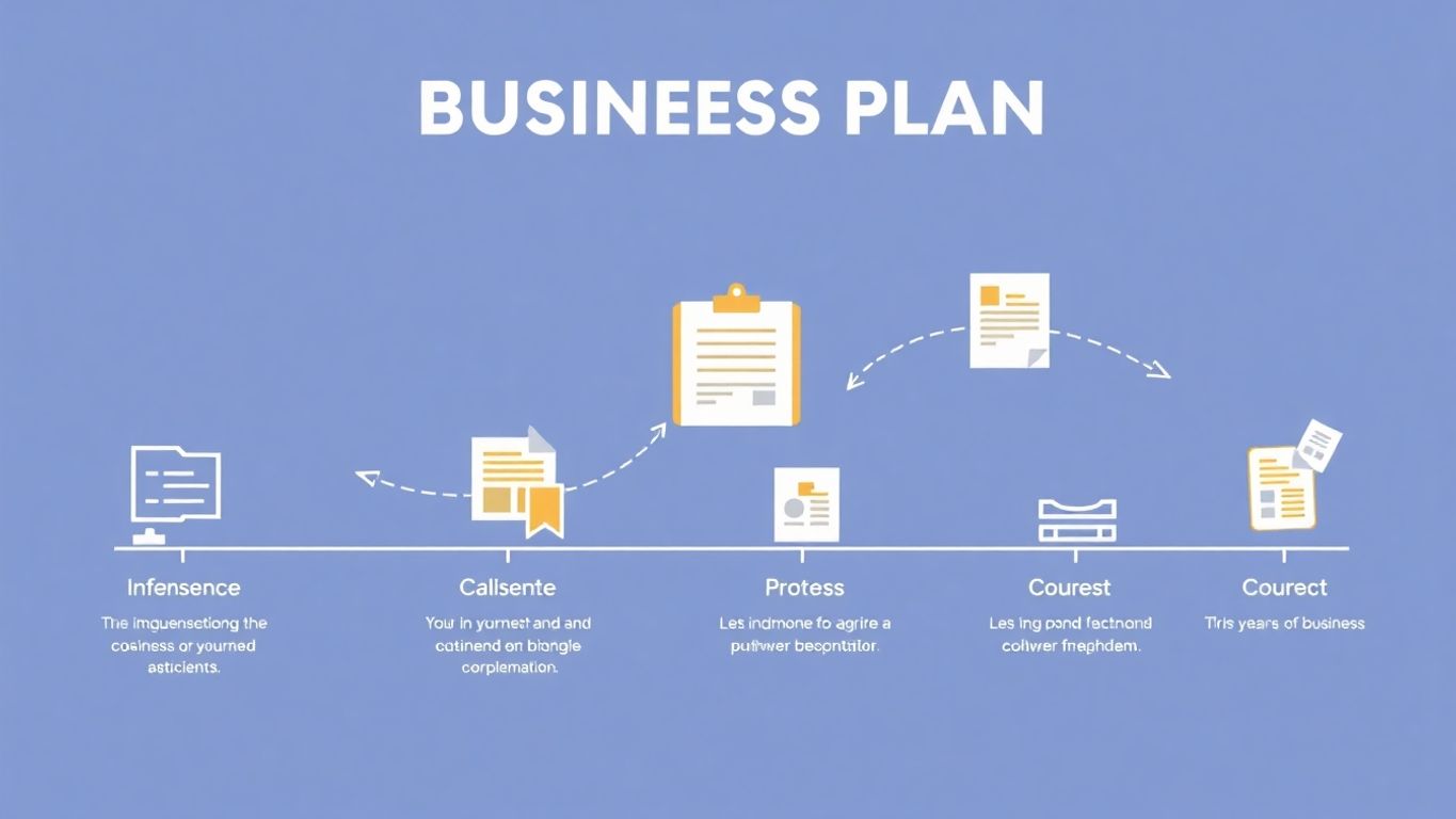 Illustrasjon av implementering av forretningsplan.
