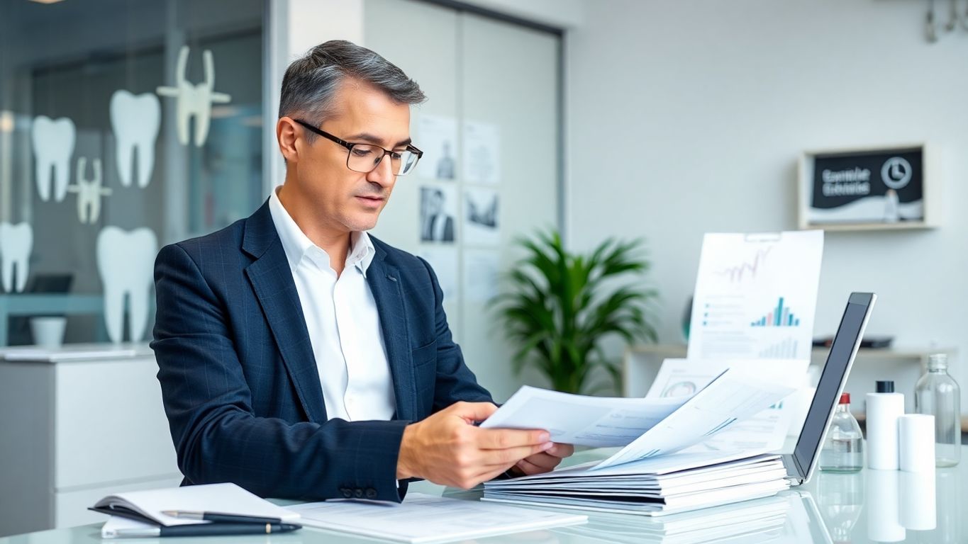 Beyond Bookkeeping: Comprehensive Accounting Services For Dental &Amp; Medical Professionals By Healthcare Accountants Accountant Working In A Dental And Medical Office Environment.
