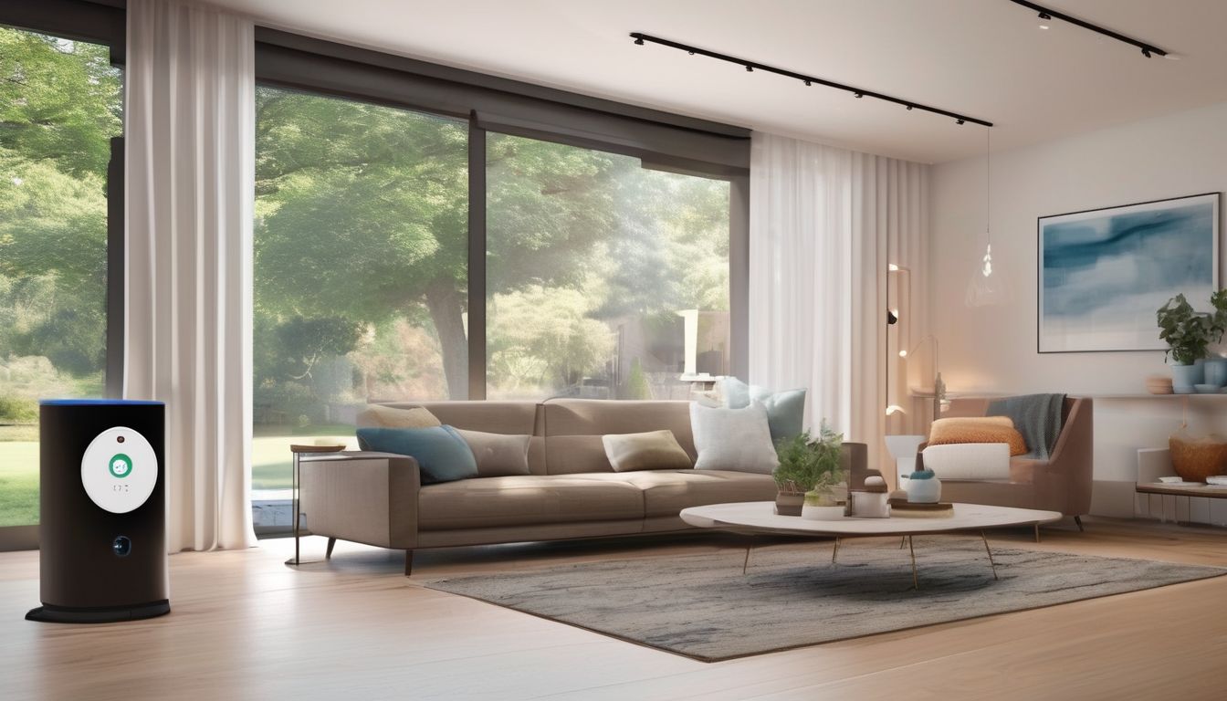 smart home security system with family feeling safe